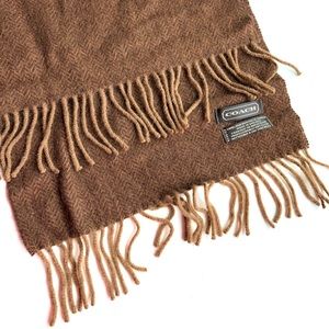 Coach Camelhair Scarf NWT